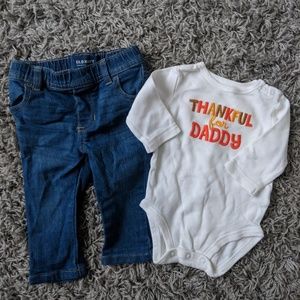 Thanksgiving Infant outfit Old Navy